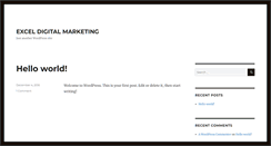 Desktop Screenshot of exceldigitalmarketing.com