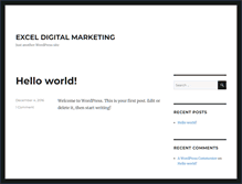 Tablet Screenshot of exceldigitalmarketing.com